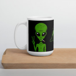 Alien Be Kind Humans Adult Theme Mug