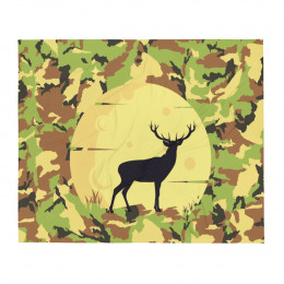Deer Hunter Camo Throw Blanket